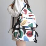 Stylish Geometric Waterproof Backpack for Women - Image 2