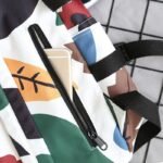 Stylish Geometric Waterproof Backpack for Women - Image 5