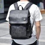 Waterproof Leather Laptop Backpack - Versatile School and Travel Bag for Men - Image 7