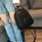Chic Mini Leather Backpack for Women - Image 5