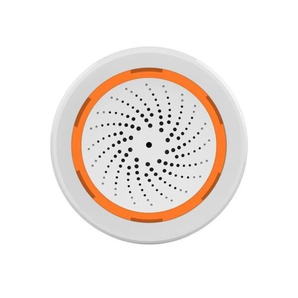 Smart Zigbee Sound & Light Alarm Siren with Strobe Alerts for Home Security