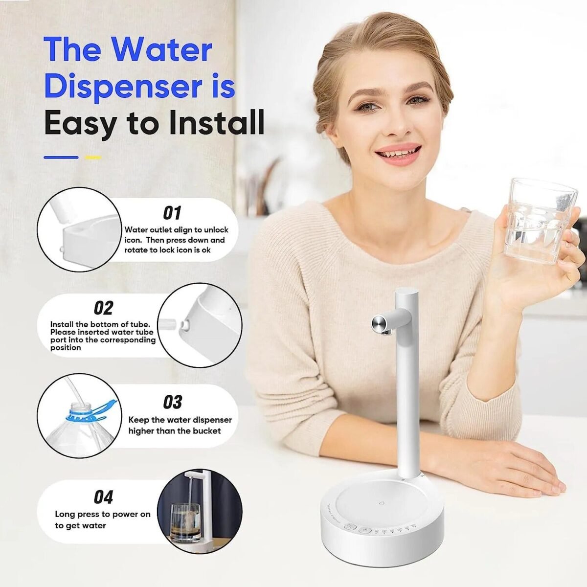 Smart Desktop Water Bottle Dispenser - Image 6