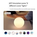 Smart LED Desk Lamp with Color Changing Nightlight, App & Voice Control - Image 3