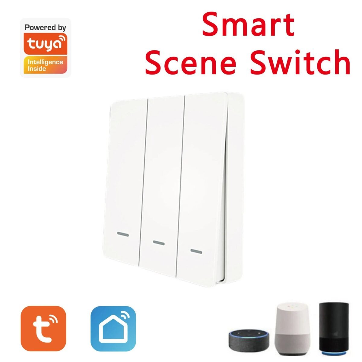 ZigBee 3.0 Smart Wireless Scene Switch with Push Button - Image 2