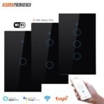 WiFi Smart Touch Light Switch with Voice Control;1, 2, 3, 4 Gang Options - Image 2