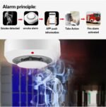 WiFi-Enabled Smart Smoke Detector with 90DB Alarm & Fire Sensor - Image 6