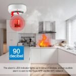 WiFi-Enabled Smart Smoke Detector with 90DB Alarm & Fire Sensor - Image 3