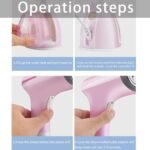 1500W Portable Handheld Garment Steamer with Fast-Heat Technology - Image 4