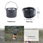 4L Outdoor Camping Hanging Pot - Durable, Lightweight Cookware for 4-6 Persons - Image 7