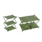 Multi-Level Portable Folding Camping Shelf – Aluminum Outdoor BBQ Table Rack - Image 6