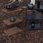 Multi-Level Portable Folding Camping Shelf – Aluminum Outdoor BBQ Table Rack - Image 3