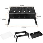 Compact and Versatile Portable Charcoal Grill - Ideal for Outdoor Cooking, Camping, and Picnics - Image 3