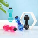 Multifunctional Dumbbell Shaped Water Bottle for Fitness Enthusiasts - Image 4
