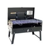 Compact and Foldable Charcoal BBQ Grill - Perfect for Outdoor Cooking, Camping, and Picnics - Image 2