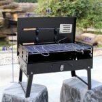 Compact and Foldable Charcoal BBQ Grill - Perfect for Outdoor Cooking, Camping, and Picnics - Image 3
