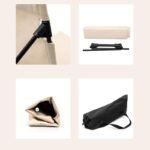 Compact Foldable Beach & Camping Chair with Cushioned Backrest - Image 3