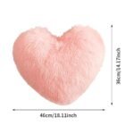 Plush Heart-Shaped Throw Pillow for Cozy Decor & Gifts - Image 3