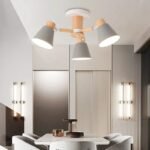 Modern Nordic Solid Wood LED Ceiling Chandelier for Diverse Settings - Image 3