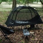 Lightweight Single Person Outdoor Camping Bed Tent with Mosquito Net and Aluminum Poles - Image 2