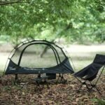 Lightweight Single Person Outdoor Camping Bed Tent with Mosquito Net and Aluminum Poles - Image 3