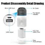 Portable Mini HEPA Car Air Purifier with Auto-Sensor Technology - Image 4