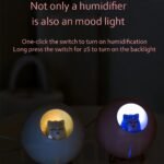 Planet Cat Ultrasonic Air Humidifier with Colorful LED Night Light - Image 5