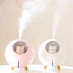 Planet Cat Ultrasonic Air Humidifier with Colorful LED Night Light - Image 2