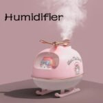USB Cartoon Helicopter Aroma Air Humidifier with Warm Night Light - Image 2