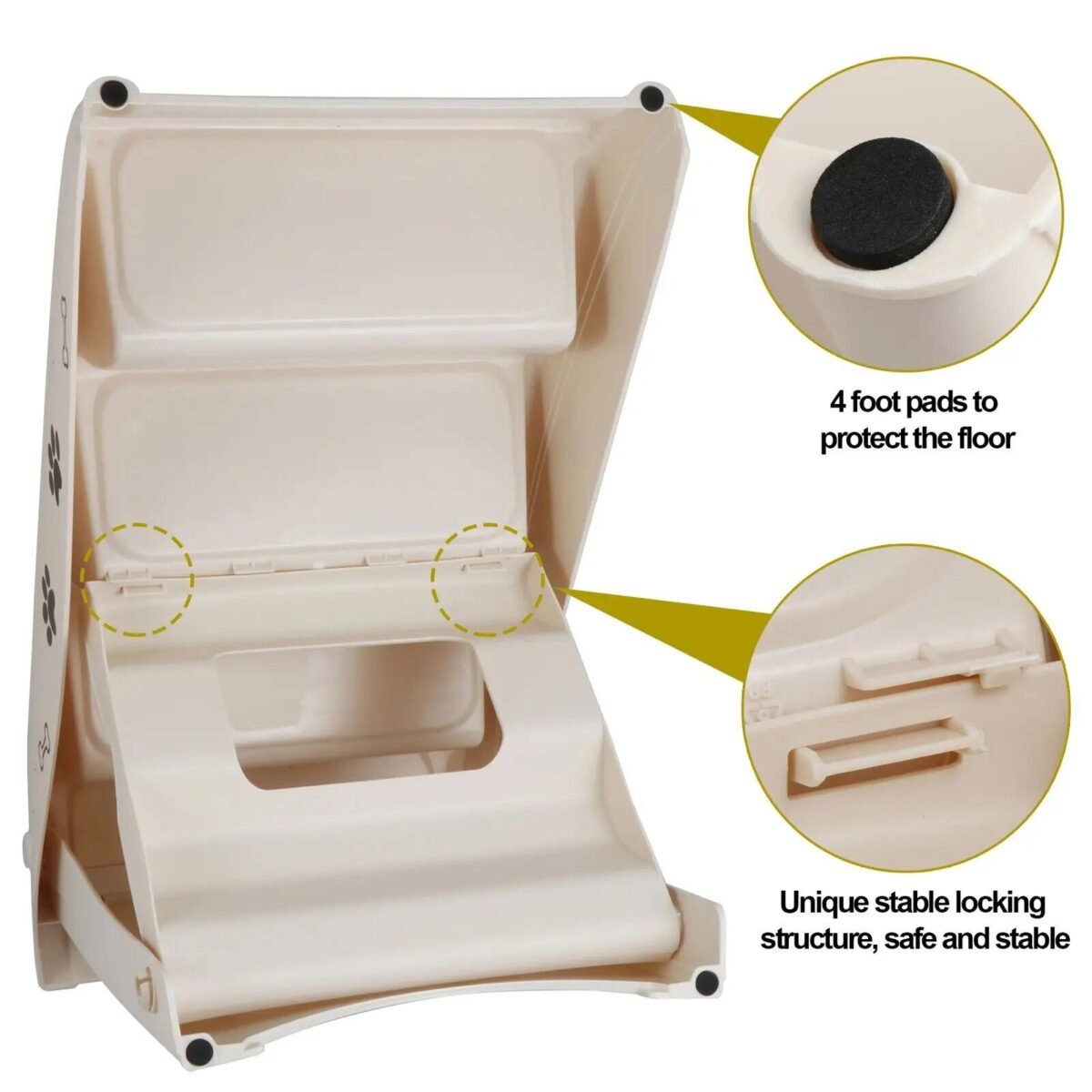 Lightweight Foldable Dog Ramp - Portable Pet Stairs for Home & Travel - Image 7