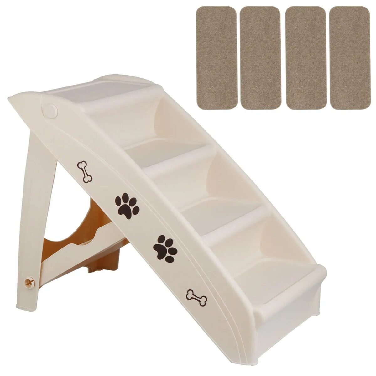 Lightweight Foldable Dog Ramp - Portable Pet Stairs for Home & Travel - Image 3