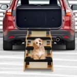 Multi-Purpose Wooden Pet Stairs & Ramp - 4-Level Design for Cats and Dogs - Image 5