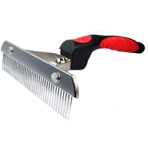 Stainless Steel Pet Hair Removal Comb - Perfect Grooming Solution for Large Dogs