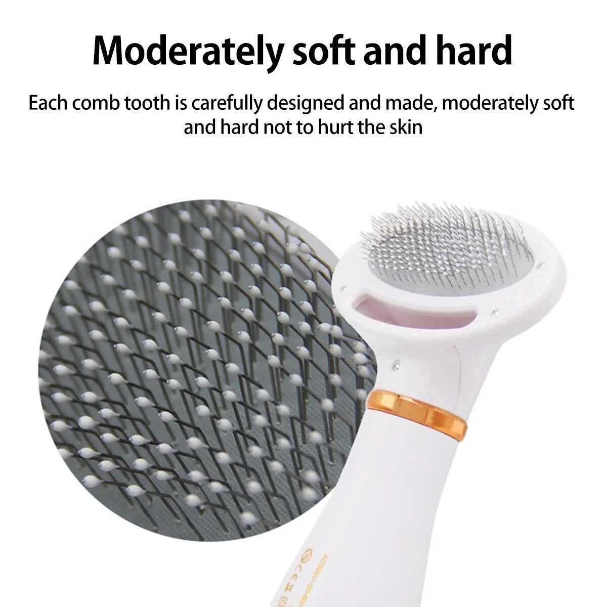 Hair Dryer and Comb Brush Portable Dog Hair Blower Adjustable Temperature Low Noise Pet Grooming Hair Dryer Puppy Fur Blower 5 31502 d6cb52