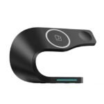 Magnetic Wireless Charging Stand 15W, Fast Induction Charger Dock for iPhone 14/13/12, iWatch, AirPods