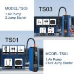 Portable Tire Inflator with Emergency Car Jump Starter & Multifunctional Air Pump - Image 3