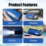 Portable Tire Inflator with Emergency Car Jump Starter & Multifunctional Air Pump - Image 6
