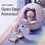 Compact Astronaut USB Air Humidifier with Colorful LED Lights - Image 3