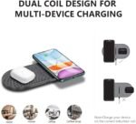 40W Dual Wireless Fast Charging Pad for iPhone, Samsung, and AirPods - Image 4