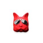 Red Painted Bulldog Car Air Freshener - Image 2