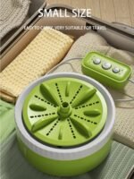 USB Mini Portable 3-Gear Turbine Washing Machine for Travel - Image 4