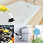 7-in-1 Cordless Electric Spin Scrubber with Extendable Handle - Perfect for Wall, Window, Tub & Tile Cleaning - Image 6