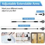 7-in-1 Cordless Electric Spin Scrubber with Extendable Handle - Perfect for Wall, Window, Tub & Tile Cleaning - Image 5