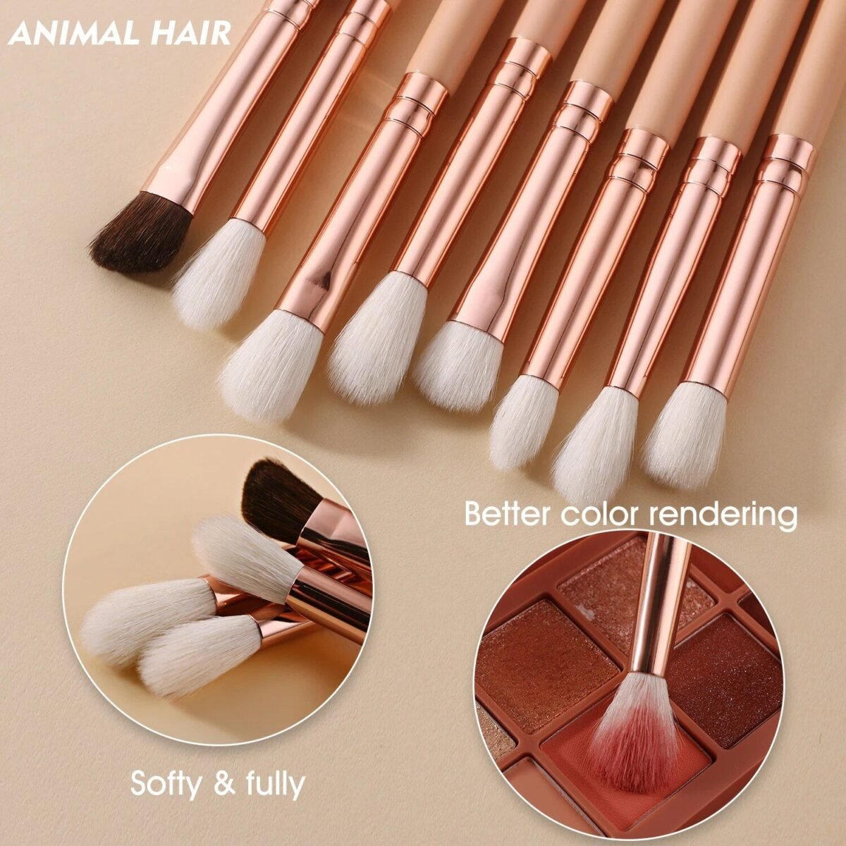 Premium Pink Makeup Brush Set: High-Quality Tools for Flawless Beauty - Image 5