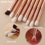 Premium Pink Makeup Brush Set: High-Quality Tools for Flawless Beauty - Image 5