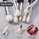 Premium Professional Makeup Brush Set - Natural and Synthetic Hair, Multiple Options - Image 4