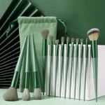 Deluxe 13-Piece Makeup Brush Set - Multi-Use Cosmetic Tools for Full Face Application - Image 4