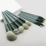 Deluxe 13-Piece Makeup Brush Set - Multi-Use Cosmetic Tools for Full Face Application - Image 3