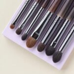 Professional 7-Piece Makeup Brush Set - Natural & Synthetic Hair Blending and Shader Brushes - Image 3