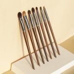 Professional 7-Piece Makeup Brush Set - Natural & Synthetic Hair Blending and Shader Brushes - Image 2