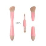 4-in-1 Multifunctional Detachable Makeup Brush Set - Portable Beauty Tools